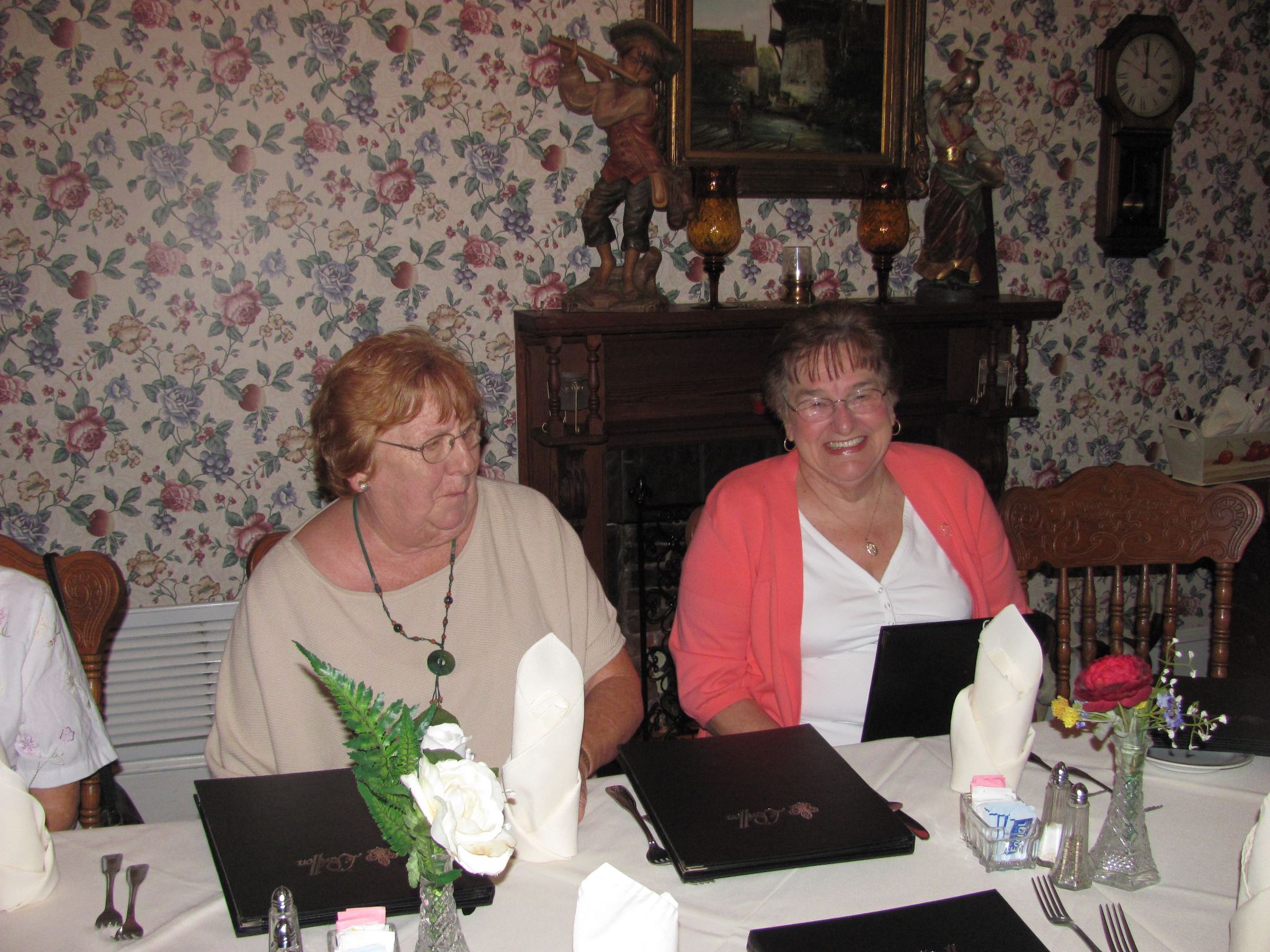 two women sitting