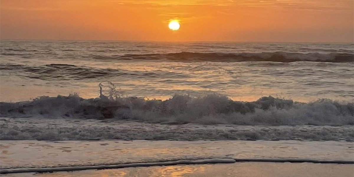sunrise over the atlantic ocean in st. augustine fl