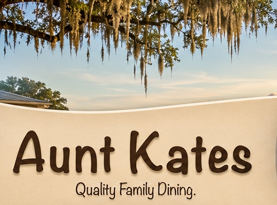 Aunt Kate's Waterfront Restaurant in St. Augustine Florida Aunt Kate's waterfront restaurant on the Tolomato River in St. Augustine Florida